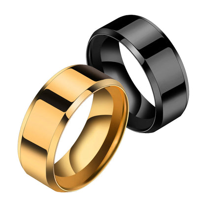 Personality Niche Stainless Steel Couple Rings for Men and Women - Trendfull