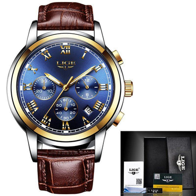 Mens Leather Casual Watch - Trendfull