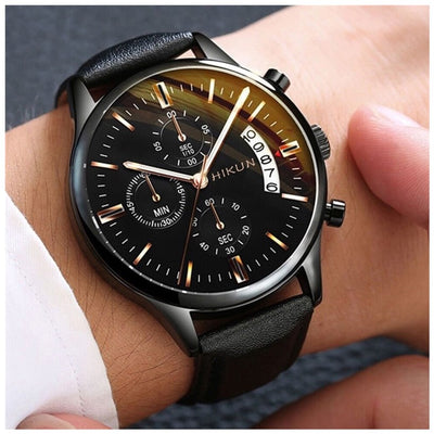Men Watches Alloy Quartz Wristwatch Male Casual Wrist Wat - Trendfull