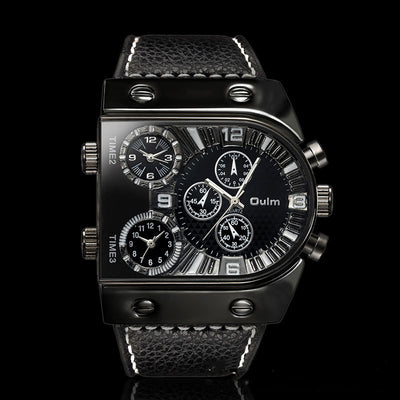 Men's Double Display Quartz Wristwatch - Trendfull