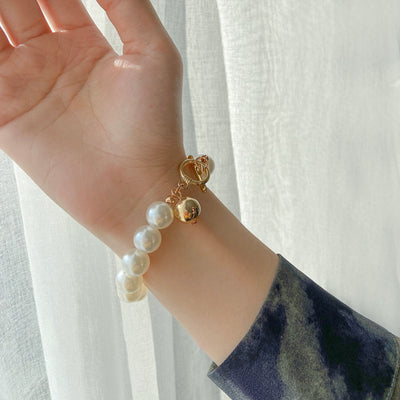 Bohemian Gold Beads Pearl Bracelets for Women - Trendfull