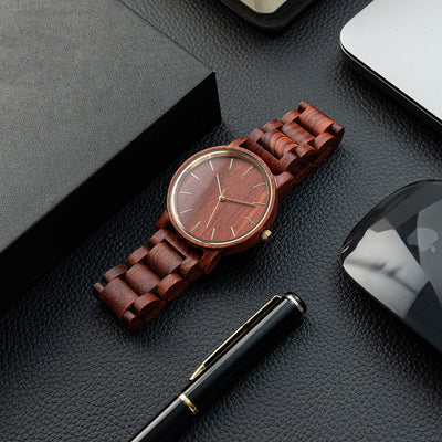 Vintage Casual Wood Watch Fashion - Trendfull