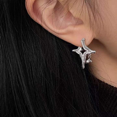 Asterism Rhinestone Earrings - Trendfull